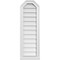 Ekena Millwork Octagonal Top Surface Mount PVC Gable Vent w/ 2"W x 2"P Brickmould Sill Frame, 12"W x 36"H GVPOT12X3603SN - alternate 1